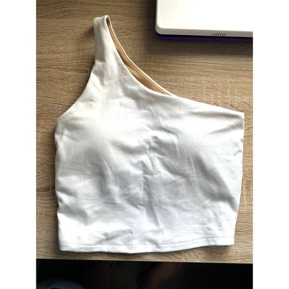 Old Navy Tops - OLD NAVY ACTIVE SIZE XS POWER CHILL ONE SHOULDER ATHLETIC ACTIVEWEAR CROP TOP